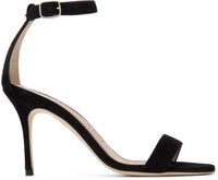 Manolo Blahnik Black Chaos Sandals