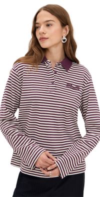 BAUM UND PFERDGARTEN Jeanne Tee Italian Plum Stripe M