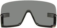 Gucci Gray Shield Sunglasses