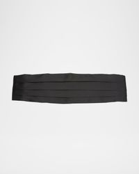 Men's Pleated Satin Cummerbund