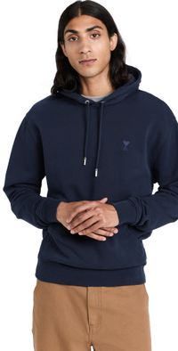 AMI AMI De Coeur Hoodie Night Blue.430 S