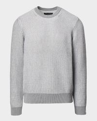 Men's Simon Marled Cotton Crewneck Sweater