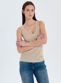 Zapa - Débardeur cintré - Taille 5 - Doré