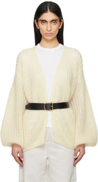 TOTEME Off-White Puffed Cardigan