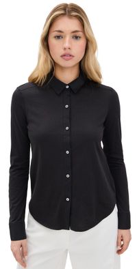 Theory Riduro Long Sleeve Tee White P