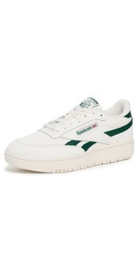 Reebok Club C Double Revenge Sneakers Chalk/Dark Green 9