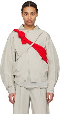 AMOMENTO Beige Volume Jacket