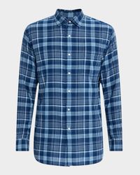Men's Malawi Cotton Plaid Sport Shirt
