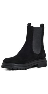 Gianvito Rossi Chester Suede Boots Black 35