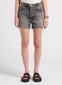 Re/done - Short slim en coton - Taille 29 - Gris
