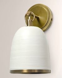 Rivoli Leather Sconce