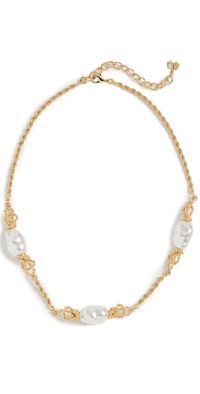 Lele Sadoughi Chateau Rope Necklace Pearl 100 One Size