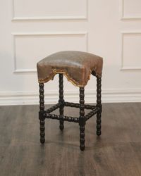 San Marco Leather Counter Stool - 26"