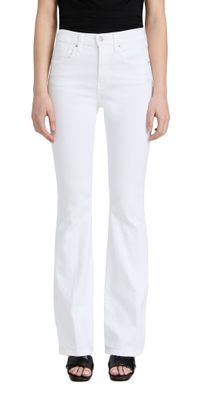 Veronica Beard Jean Beverly Skinny Flare Jeans White 28