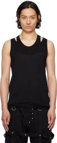 Julius Black Layered Tank Top