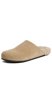 Jenni Kayne Suede Ashby Clogs Sand 36