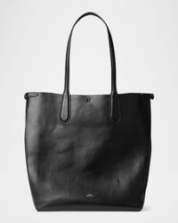 Bellport Leather North-South Tote Bag