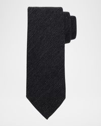 Men's Textured Wool and Silk Tie