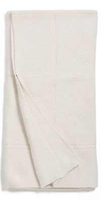 Barefoot Dreams CozyChic Cotton Tonal Plaid Throw Cream One Size