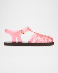 Homeria Transparent Jelly Fisherman Sandals