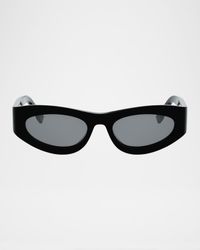 FF Diamonds 51mm Oval Sunglasses