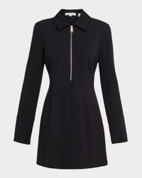 Capelle Half-Zip Mini Dress