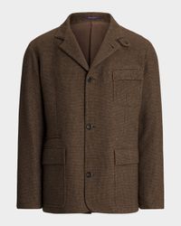 Men's Hand-Tailored Tick-Weave Stables Jacket