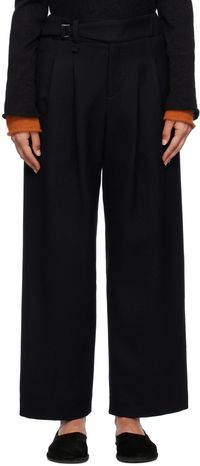ISSEY MIYAKE Black Entwine Trousers