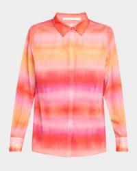 Elvrie Ombre Button-Front Shirt