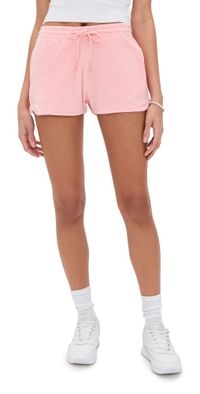Hunza G Terry Toweling Shorts Pink XL