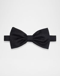 Men's Micro-Jacquard Silk Bow Tie