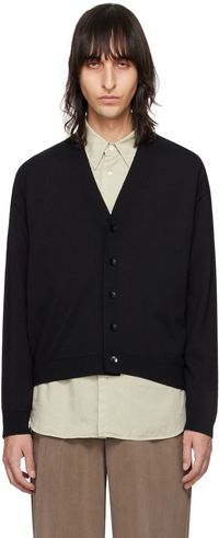ATON Black Washi Cardigan