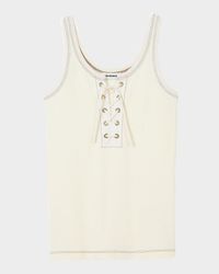 Safari Lace-Up Tank Top