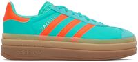adidas Originals Baskets Gazelle vertes à plateforme