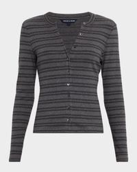 Dili Long-Sleeve Stripe Cardigan