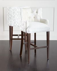 Tiffany Tufted Barstool, 32.5"