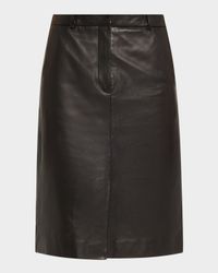 Maxine Leather Skirt