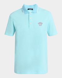 Men's Medusa Pique Polo Shirt