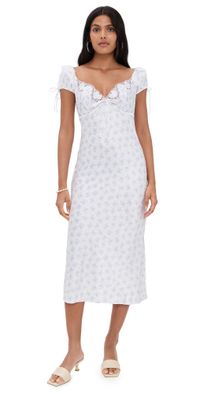 For Love & Lemons Sweet Escape Slip Dress White M
