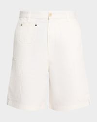 Men's Denim Relaxed-Fit Carpenter Shorts