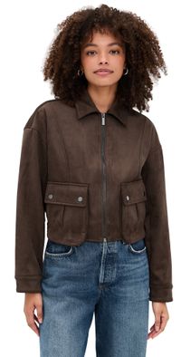 LE BOP Willa Utility Jacket Coffee XXS