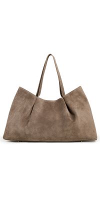 Elleme Dimple Suede Tote Taupe One Size