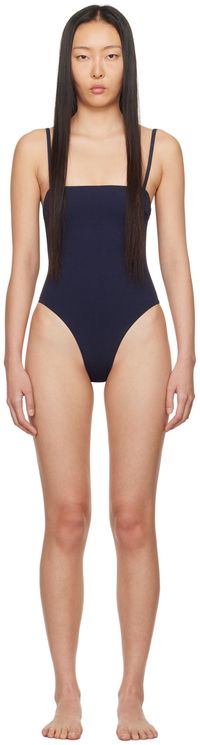 Matteau Navy Petite Square Swimsuit