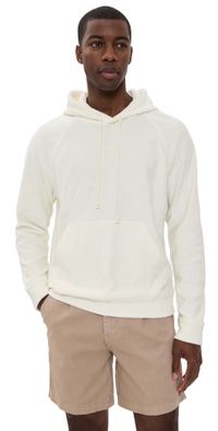 Club Monaco Lightweight French Terry Sweatshirt Off White M