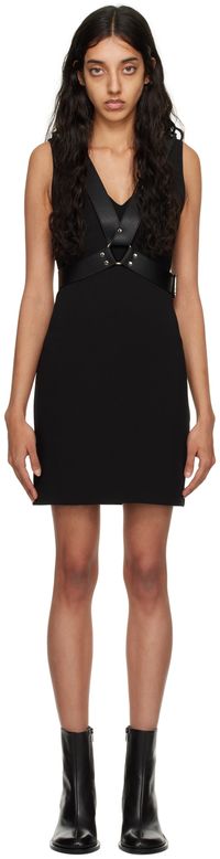 1017 ALYX 9SM Black Bondage Harness Minidress