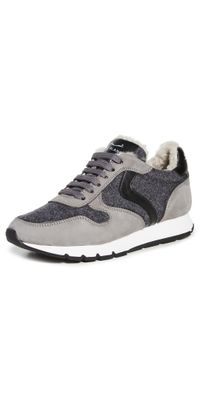 Voile Blanche Julia Shearling Sneakers Gray/Anthracite 40