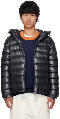 Moncler Navy Besines Down Jacket