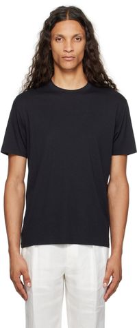 TOM FORD T-shirt noir à col ras du cou
