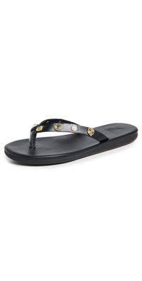Ancient Greek Sandals Saionara Jelly Shell Sandals Black 36