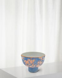 Floral Decorative Bowl With a Stand